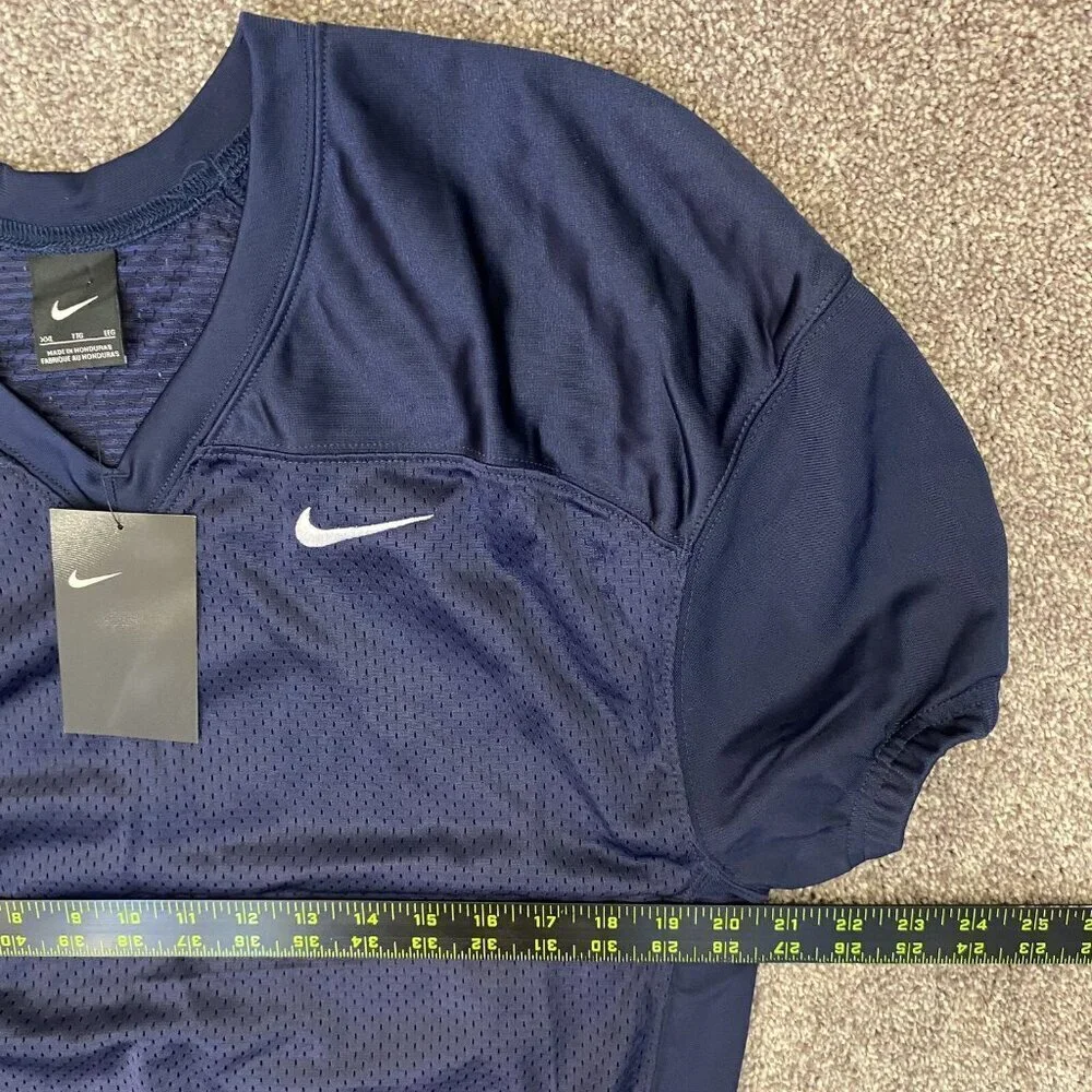 Nike Football Practice Jersey Blue 908739 - 419 Boy’s Size 2XL - XXL - NWT $50